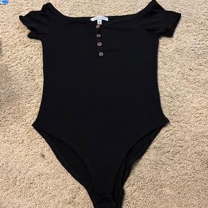 Womens black body suit